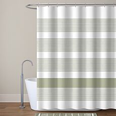 Duschvorhang mit Streifen