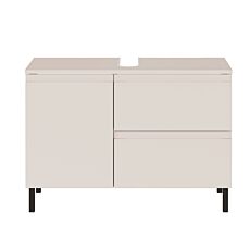 Waschbecken Unterschrank Silas, breite Ausführung beige