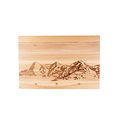 Planche en bois « Eiger, Mönch und Jungfrau »