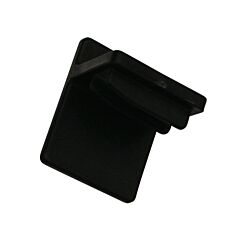 Klebeträger 4er Set, mit Tesa Klebstreifen schwarz