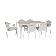 Ensemble de table avec 6 chaises