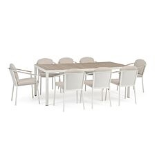 Ensemble de table avec 8 chaises
