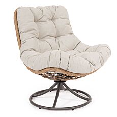 Drehsessel Azores taupe-anthrazit