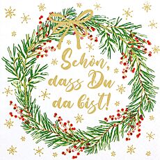 Serviettes Rundherum festlich