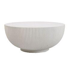 Table d'appoint en matériau minéral – 55x42 cm