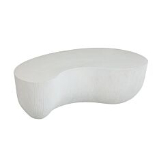 Table basse en matériau minéral