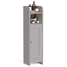 Armoire de salle de bain VASAGLE Nino – gris