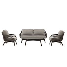 Salon de jardin Luna 4 éléments