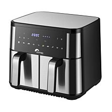 Friteuse à air chaud double Ohmex 2 récipients de 5 litres chacun