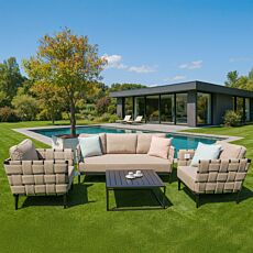 Gartenlounge Diamond, 3-teilig