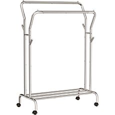 Porte-manteau à 2 barres, en métal