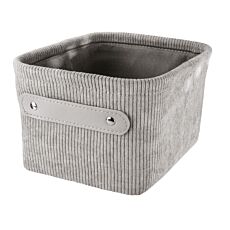 Kleine Wolke Aufbewahrungskorb Bedford grau