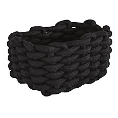 Kleine Wolke Aufbewahrungskorb Fellone schwarz