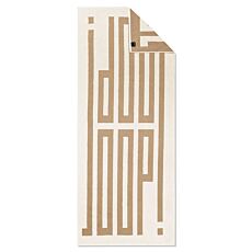 JOOP! Serviette de plage et de sauna Bars, 80x200 cm crème