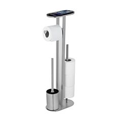 Garniture de WC sur pied Orea 4 en 1 – métallique