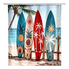 Duschvorhang Textil Louros aus recyceltem PET