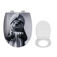 WC-Sitz Biban mit Relief-Oberfläche, Absenkautomatik