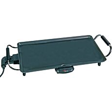 Gril Teppanyaki Ohmex avec thermostat 2000 W, surface de cuisson 46x26 cm