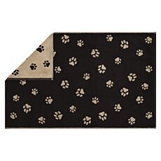 Tapis de bain Cawö Paws, 50x80 cm noir