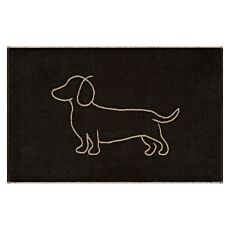 Tapis de bain Cawö Companion, 50x80 cm noir