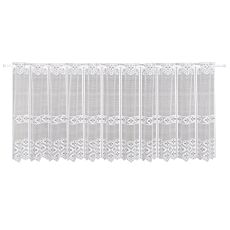 Rideau de bistrot Hanna, jacquard semi-transparent