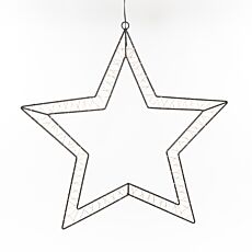 LED Stern, schwarz, 50 cm