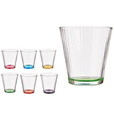Lot de 6 verres Stripes One