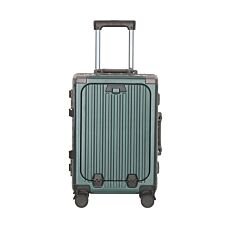 Handgepäckkoffer London, mit Laptoptasche, 55cm – grün