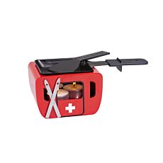 Kerzenraclette Gondel rot