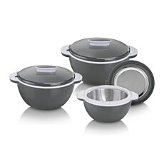 GOURMETmaxx Thermo-Schüssel Set 3-teilig