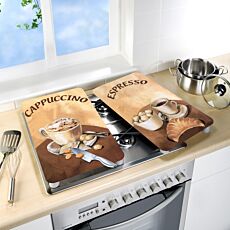 Ceranfeldabdeckung Kaffee