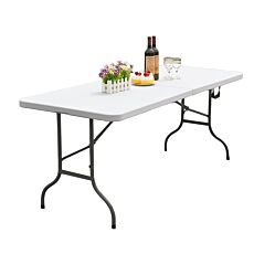 Table de fête pliable, combinable, blanc