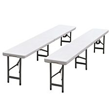 Lot de 2 bancs pliants