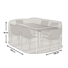 Schutzhülle grau für Tischgruppe