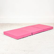 Faltbare Schaumstoffmatratze pink