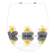 WC-Sitz aus Acryl Stones