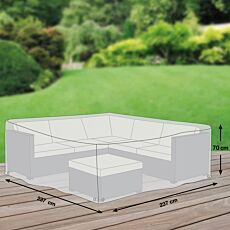 Housse de protection pour salon de jardin d'angle, gr. M