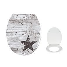 Lunette WC Star au look shabby chic