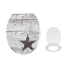 WC-Sitz Star Shabby Chic-Look