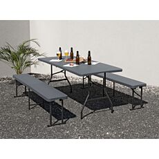 Klappbank 2er Set, 43x180x30 cm