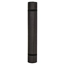 Tapis de yoga noir, 4 mm