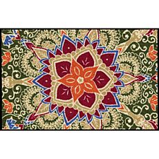 Türvorlage Flower mit Blumen 50x75 cm
