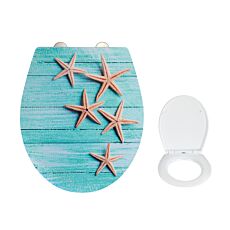 WC-Sitz Mediaster mit Absenkautomatik und Relief-Oberfläche