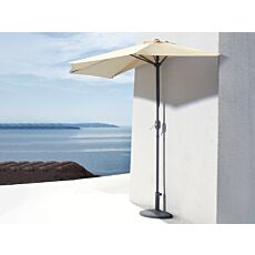 Parasol Demi semi-circulaire avec socle, UV50+