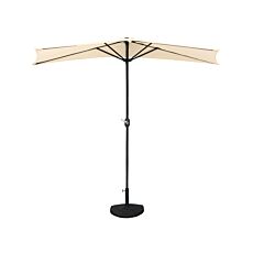 Sonnenschirm Demi mit Sockel UV50+ beige