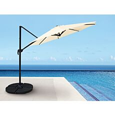 Parasol déporté, excentré D3, UV50+ beige