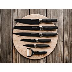 Messer-Set Premium black 6-teilig