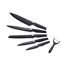 Panoplie de couteaux Premium Black, 6 éléments