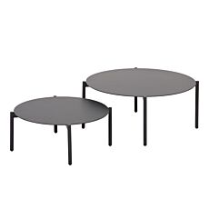 Lot de 2 tables d'appoint Torino