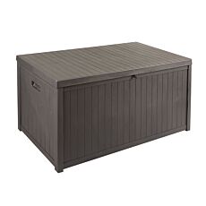 Coffre de jardin allure bois, 430 l